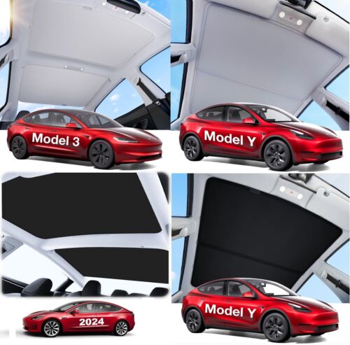 Tesla Model Y/ Model 3 (2019-2025) Glass Roof Sunshade Premium Sunroof sun shade