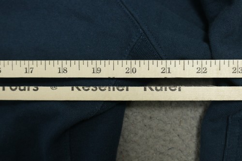 American Giant Hoodie Womens Extra Large Blue Full Zip Heavy With Pockets - Picture 5 of 10