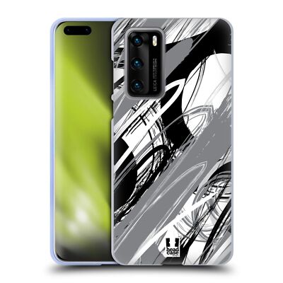 HEAD CASE DESIGNS SCRIBBLES SOFT GEL CASE FOR HUAWEI PHONES 4