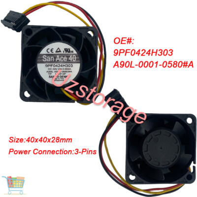 Fanuc A90l-0001-0580 # Una Ventola Di Raffreddamento 24vac 0