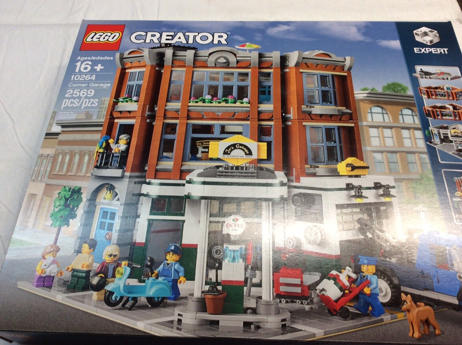 våben revidere prioritet LEGO Set 10264 Creator Expert Corner Garage Modular Building Town City  Brand New 673419302418 | eBay