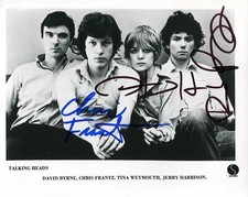 Talking Heads Band promotional photo Reproduction signature quality photo 