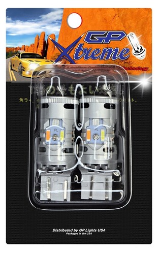 GP Xtreme 7443 7444NA Switchback White Amber Turn Signal Tail Canbus Light Bulbs - Picture 2 of 9