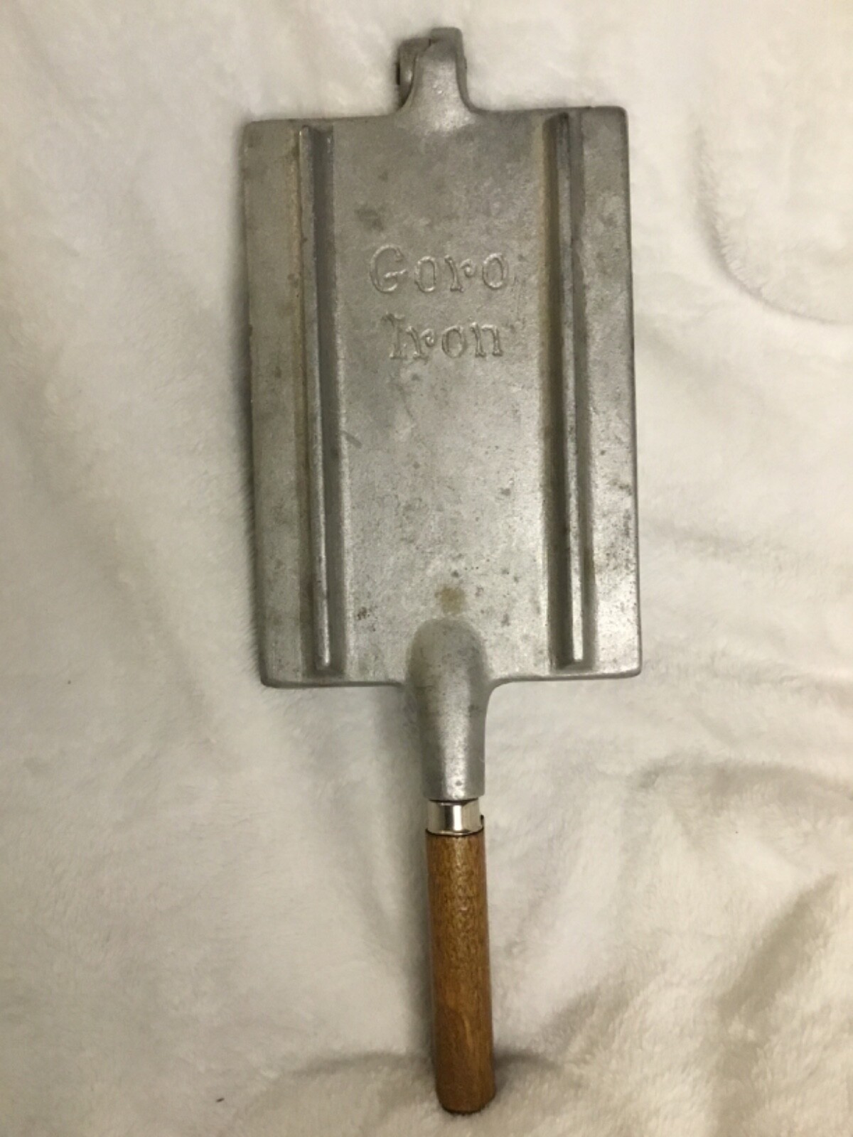 Antique Vintage Goro Iron Pizzelle Wafer Cookie Waffle Maker