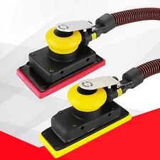 Rectangular Pneumatic Orbital Air Sander Pad Grinder Polisher Sanding Tool New