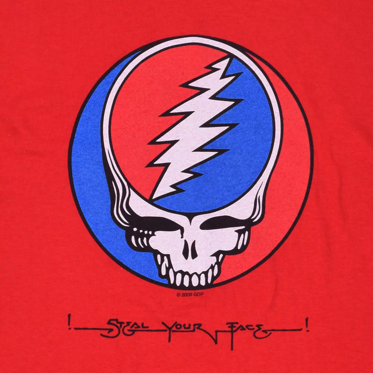 GRATEFUL DEAD-SYF RED-STEAL YOUR FACE T-SHIRT S-M-L-XL -3X-4X-6X (Vintage)