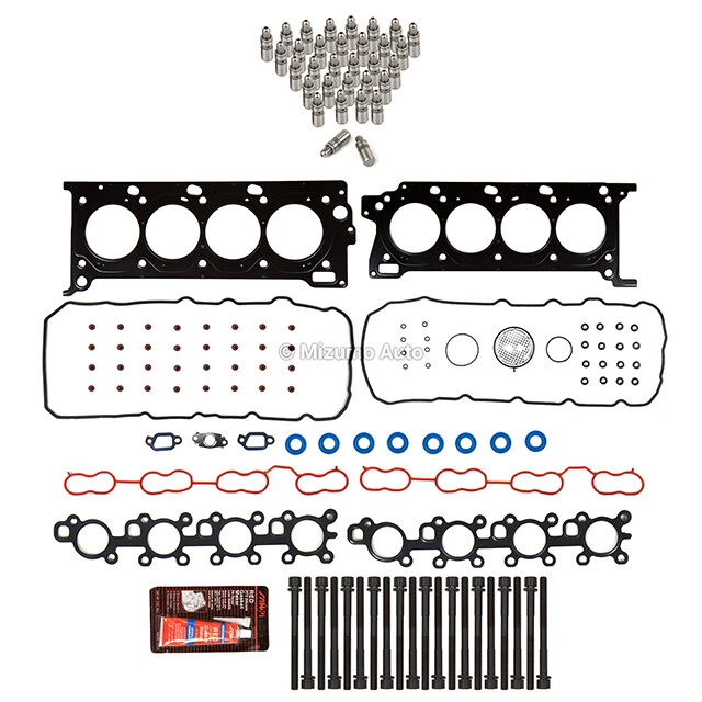 Head Gasket Set Bolts Lifters Fit 07-09 Toyota Sequoia Tundra Lexus 5.7L 3URFE - Image 2 of 4