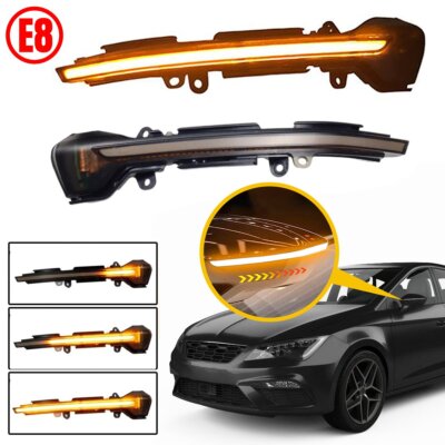 2X LED Spiegelblinker für Seat Leon 5F, Ibiza V Arona KJ 5F0949101, 5F0949102 DE