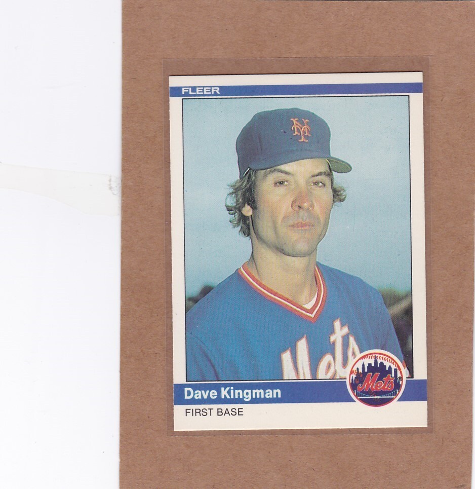 1984 FLEER BASEBALL DAVE KINGMAN #590 METS NMMT OR BETTER *E4883