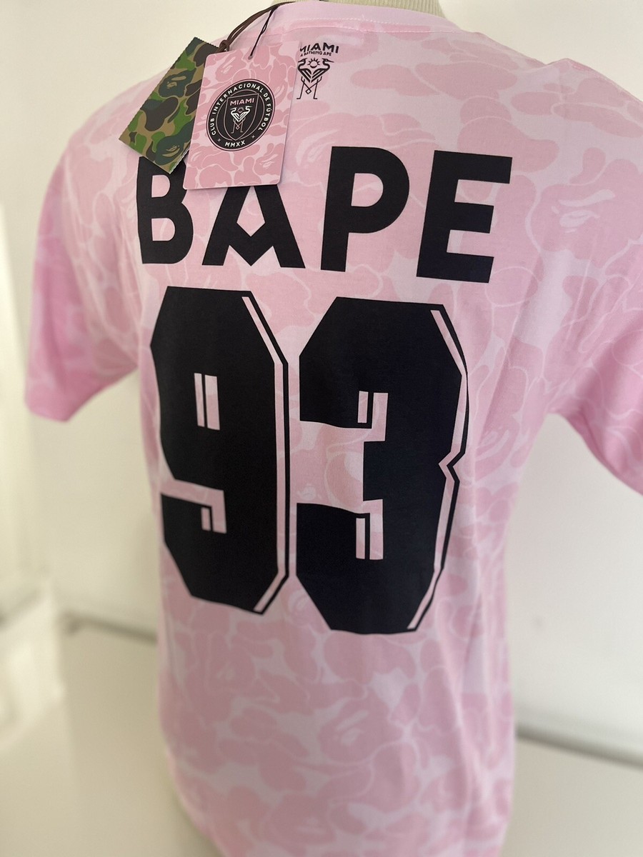 Bape x Inter Miami CF Pink Tee Futbol Soccer 2XL BNWT | eBay Bape x Inter Miami CF Pink Tee Futbol Soccer 2XL BNWT | eBay