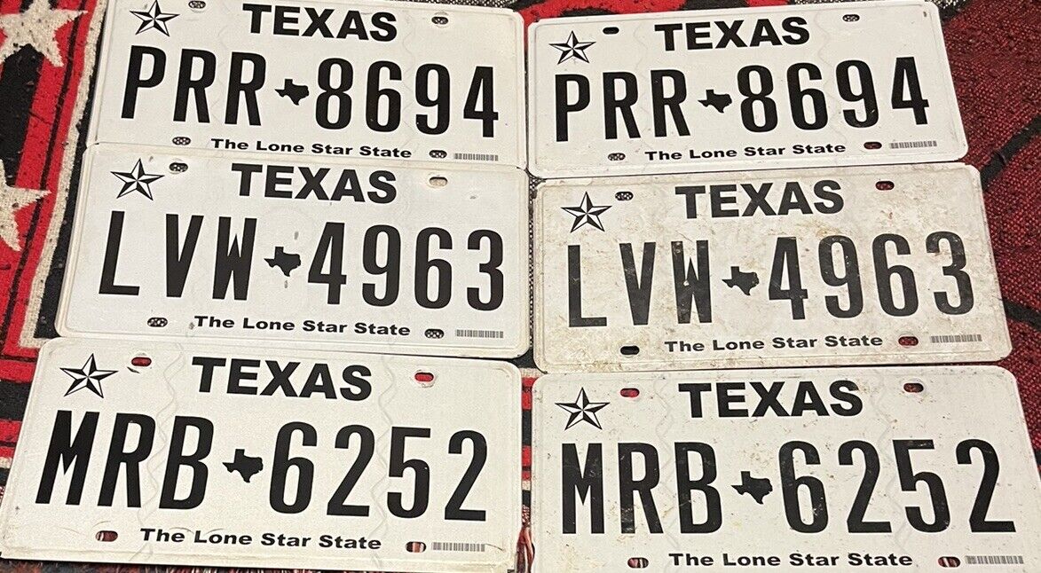 texas license plates pair Expire Plates 🔥Free Shipping 🔥 eBay