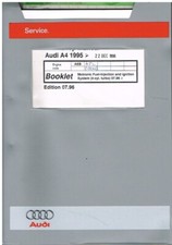 AUDI A4 1.8 20v TURBO ENGINE AEB MOTRONIC INJECTION & IGNITION 96- REPAIR MANUAL