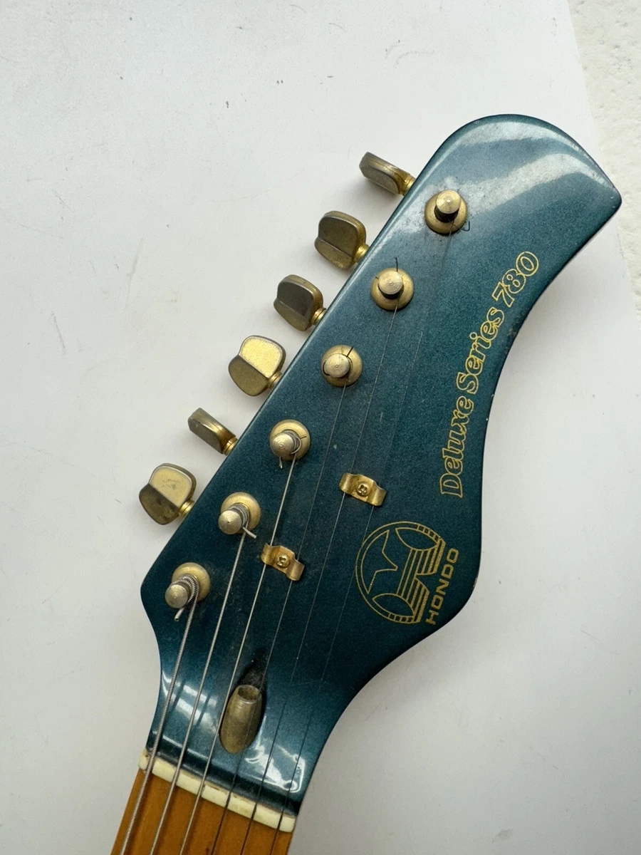 Vintage 1980s HONDO Deluxe Series 780 Solid Body Electric Guitar