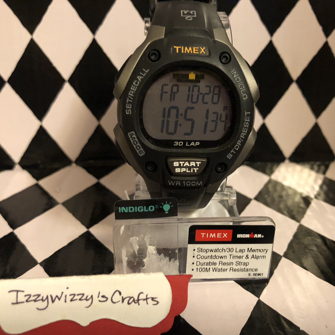 timex 5e901 ironman triathlon 30 lap watch