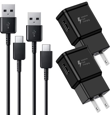2X Adaptive Fast Charging USB Type C Cable For Samsung Galaxy S10/S9/S8/Note 20