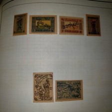 Lot Of 6 Azerbaijan Postage Stamp's From Early 1900's