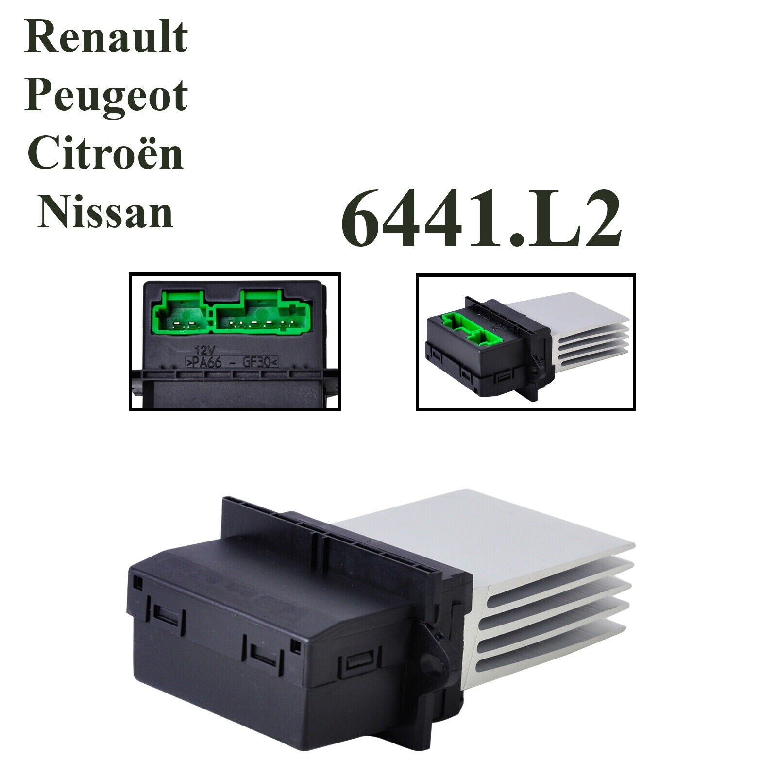 Résistance de chauffage pour climatisation automatique Renault Scenic 2 et Megane 2
