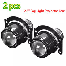 2pc 2.5 Fog Light Bi-xenon Projector Lens Hilo Beam H9 H11 H8 Hid Led Retrofit