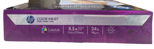 Drukarka kolorowa HP papier kolorowy druk 8,5 x 11 liter, 96 jasnych 400 arkuszy NOWA - Zdjęcie 4 z 4