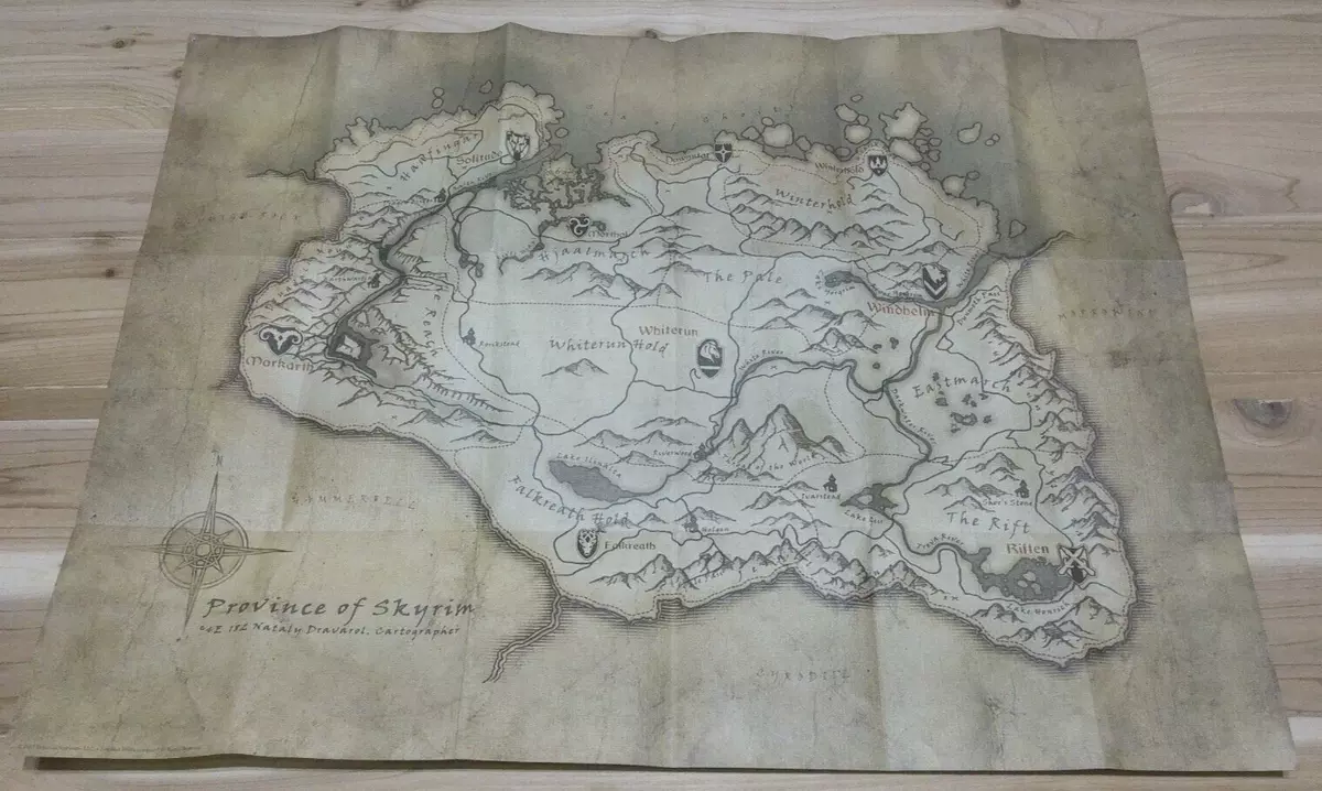 Game maps and Skyrim