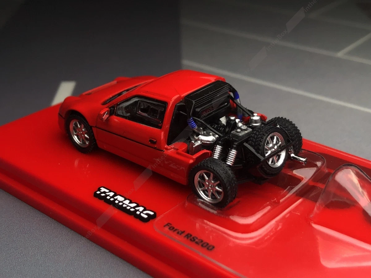 Tarmac Works 1/64 Ford RS200 Red Diecast Model Car | eBay