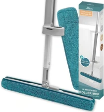 Household and Commercial Cleaning Microfiber Roller Mop- Cleaning System 14"