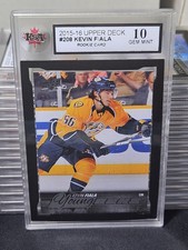 15-16 Upper Deck Kevin Fiala Young Guns Rookie 🚨🚨🚨 KSA 10 Pristine Gem Mint 