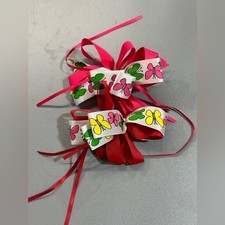 NEW Hair Accessories set of 2 girls bows clips