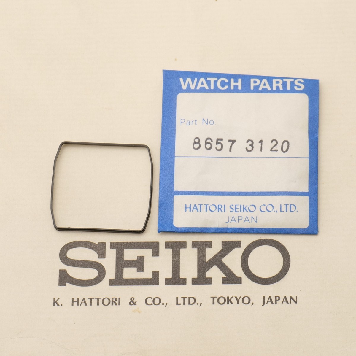 Genuine Seiko Crystal Gasket 86573120 Watch Part New Old Stock