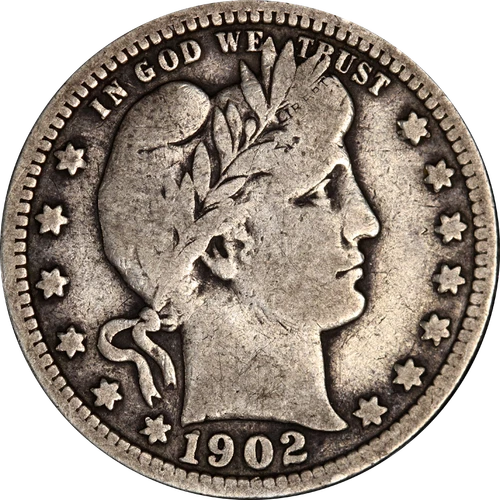 1902-S Barber Quarter
