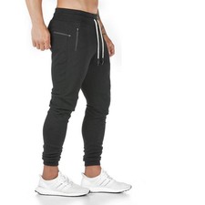 Men's Slim Fit Joggers Casual Slim Sweatpants Workout Running Track Pants wit...