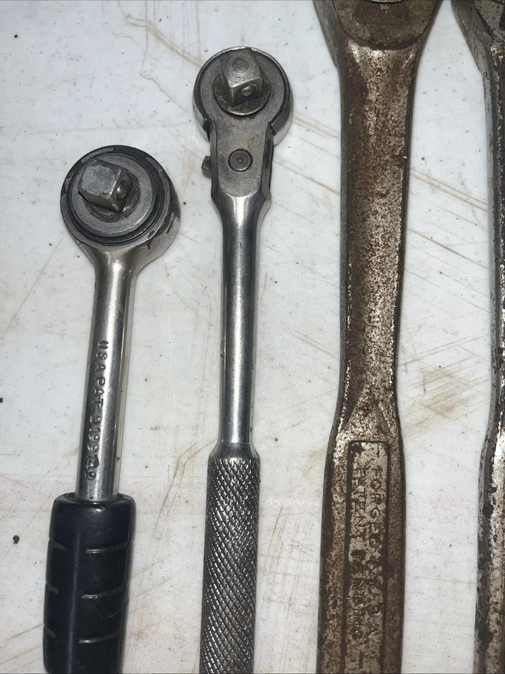 Lot of 6 Ratchet Wrenches Craftsman Wright Thorsen Used Condition See Pictures - Image 3 of 4