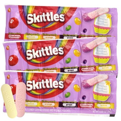 Skittles Dipping Candy, Assorted Fruit Flavors, Easter Basket Stuffers, 0.85 ...