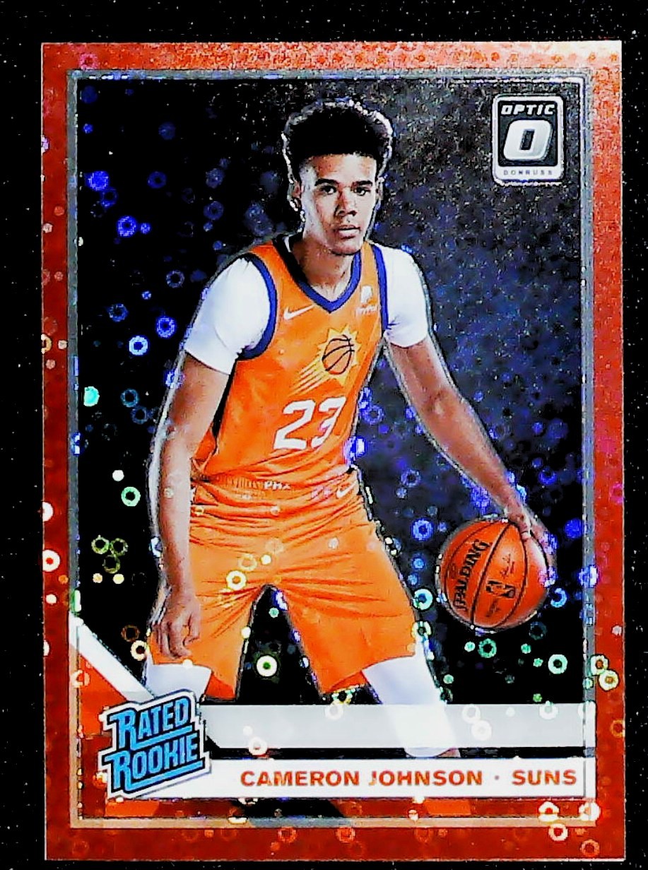 2019-20 Donruss Optic #200 Cameron Johnson Fast Break Red #/85