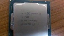 Intel QUAD Core i5-7500 4-Core 3.40 GHz CPU  SR335