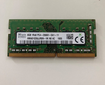 GENUINE SK Hynix 8GB 1Rx8 PC4-2666V-SA1-11 SODIMM HMA81GS6JJR8N-VK Laptop Memory