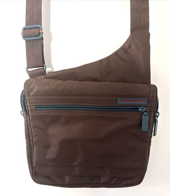 Hedgren Crossbody Inner City Brown Shoulder Adjustable Strap Bag Pockets