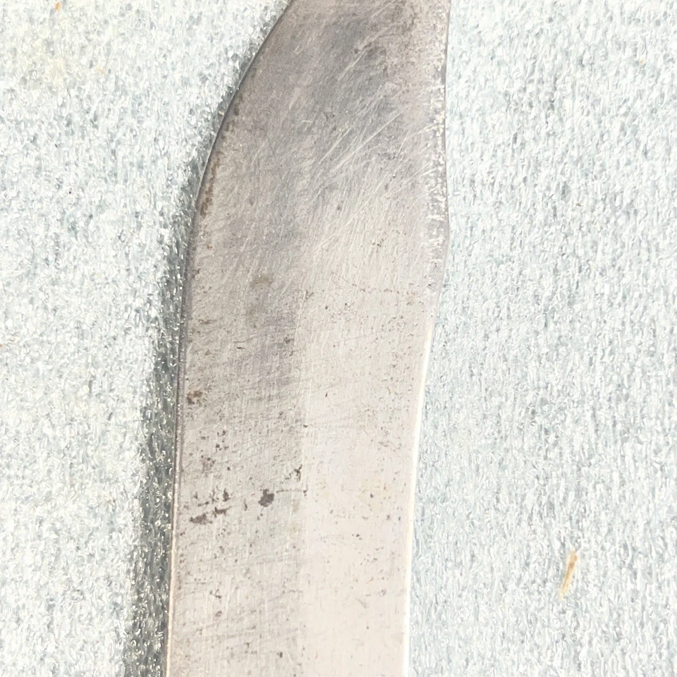 Vintage Western USA Hunting Knife with Sheath Early 60s-70s Leather Sheath - Image 3 of 4