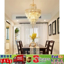 Elegant Crystal Chandelier Modern Ceiling Light Pendant Fixture Lighting Lamp