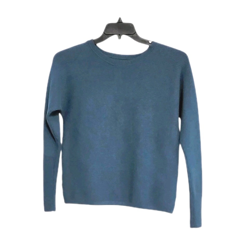 Apt. 9 Women's Size S Teal Pullover Sweater. Long Sleeves, Round Neck, Ribbed.