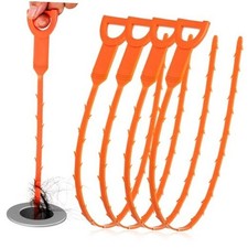 Drain Snake Clog Remover - 4 Pack 20 Inch Flexible Hair Drain Drain Snake 4pcs