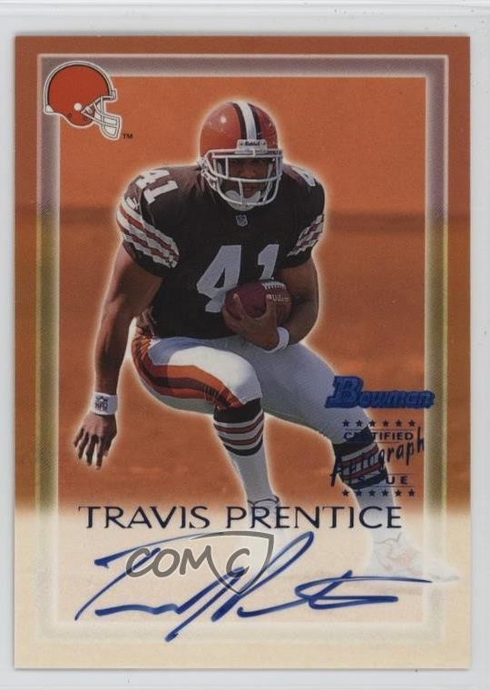 2000 Bowman Certified Issue Travis Prentice #TP Rookie Auto RC z5w