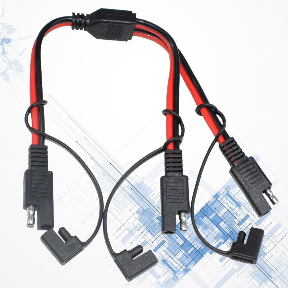  1 to 2 SAE Power Extension Cable SAE Power Plug Adapter Wire Connector Quick
