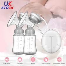 Electric Breast Pump Mute Automatic Dual Breastpump Baby Infant Feeding With USB