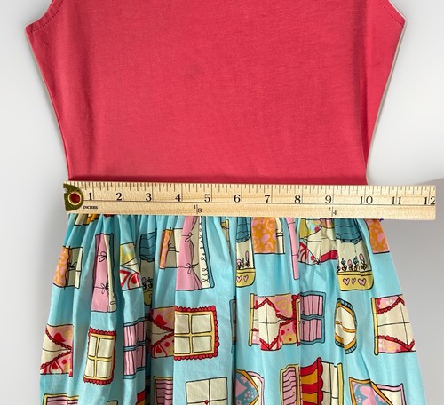 Matilda Jane Girls Size 6 Flutter Sleeve Dress, General Store Windows, EUC - Picture 6 of 16