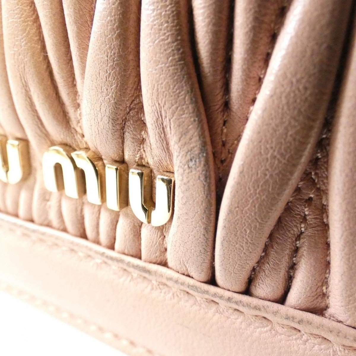miu miu★SALE★5BD083 Authentic MIU MIU 5BD083 Shoulder bag #260-006-424-5416 for