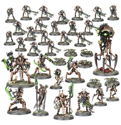 Warhammer 40k Indomitus - Necron Half - New on Sprue with Bases