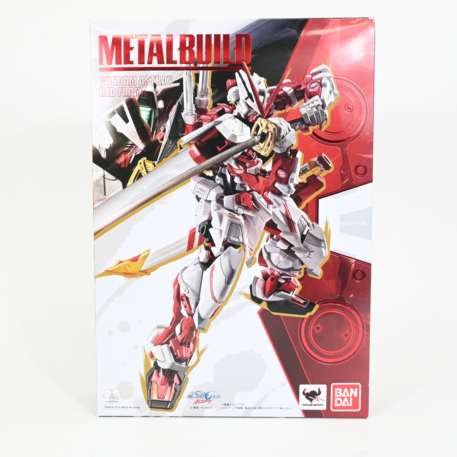 Bandai Metal Build Astray Red Frame Gundam Seed Figure Used