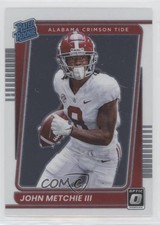 2022 Chronicles Draft Picks Donruss Optic Rated Rookies John Metchie III 04xd