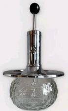 Vintage Mid Century Park Sherman Glass Revolving Pump Liquor Dispenser Barware